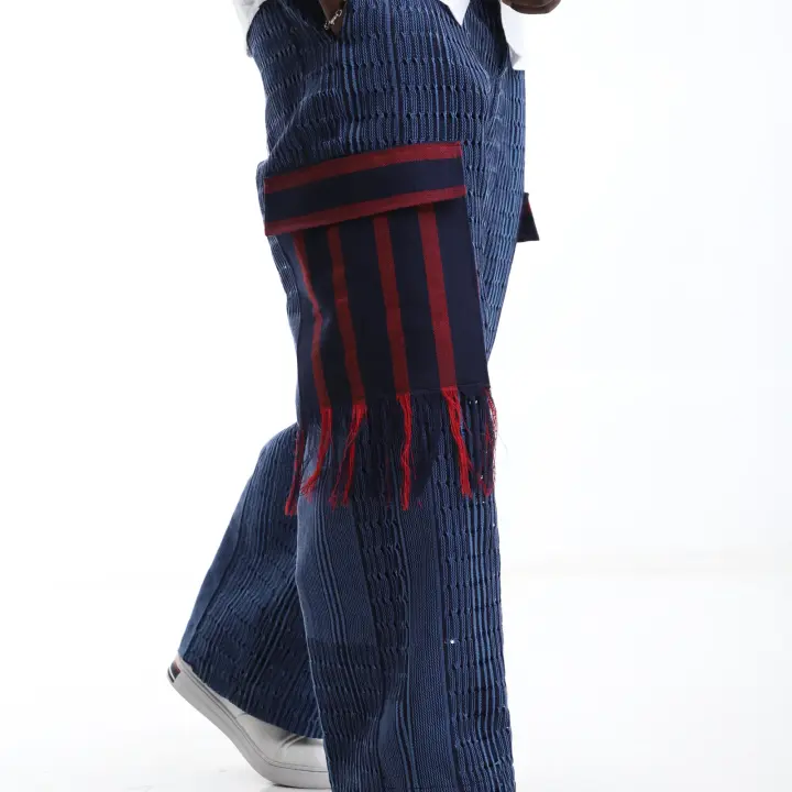 Aso-Oke Cargo Pants(Test)