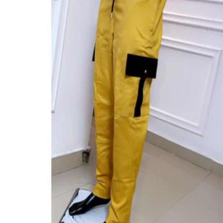 Custer yellow cargo pants